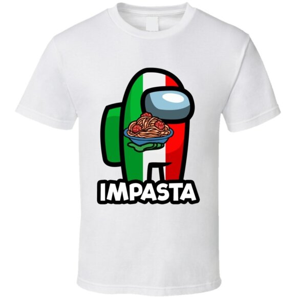 Impasta Among Us Imposter Italian Parody Funny Gamer Meme Graphic Humor T-Shi 05 - Picture 1 of 5